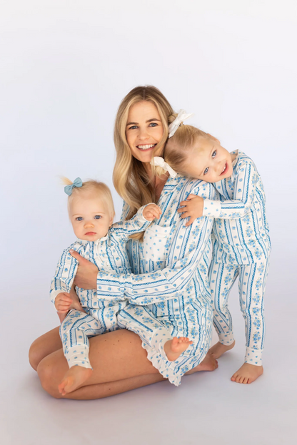 Forever Blooming Women's Long Sleeve Short Set