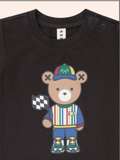 Motosport Hux Black Tee