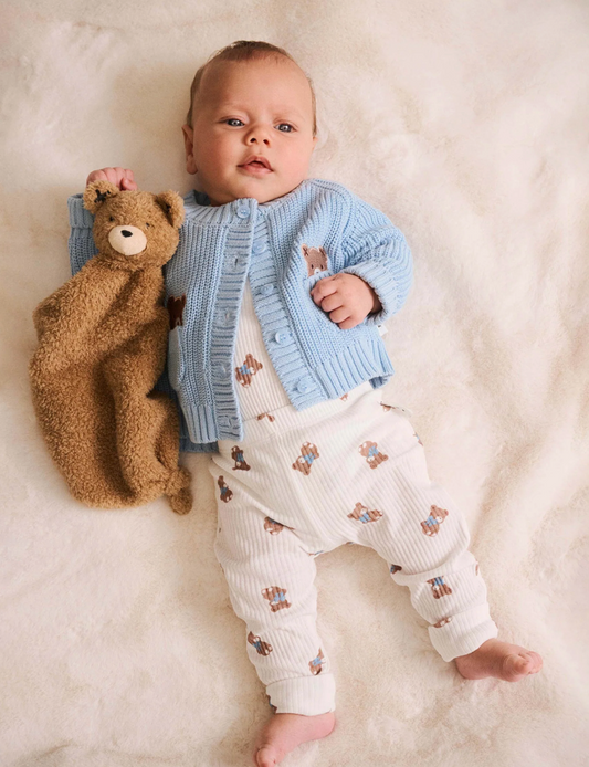 Baby Blue Fisherman Cardi