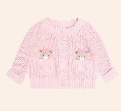 Baby Pink Fisherman Cardi