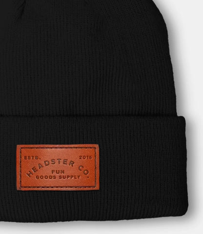 Odyssey Beanie Lined With Fleece - Black
