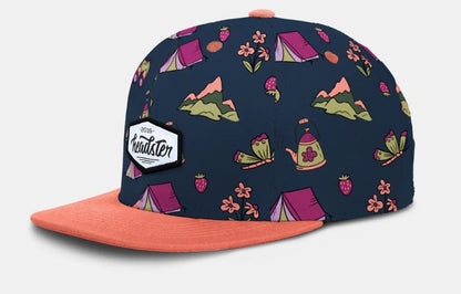 Midnight Meadow Snapback - True Indigo