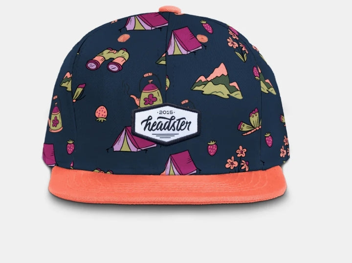 Midnight Meadow Snapback - True Indigo