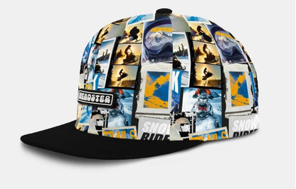 Snowy Trails Snapback - Black