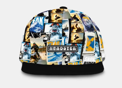 Snowy Trails Snapback - Black
