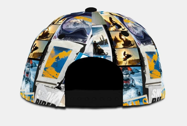 Snowy Trails Snapback - Black