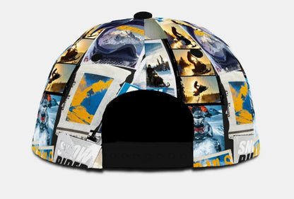 Snowy Trails Snapback - Black