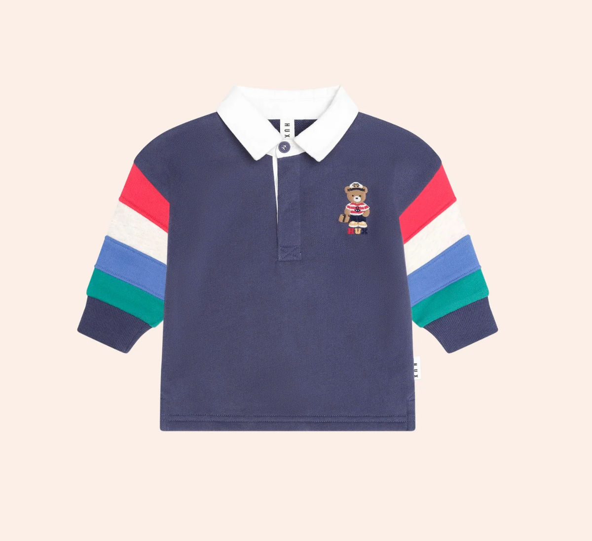 Nautical Hux Spliced Fleece Polo