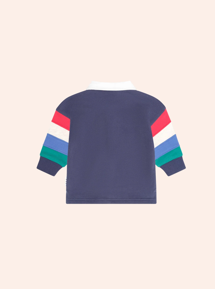 Nautical Hux Spliced Fleece Polo