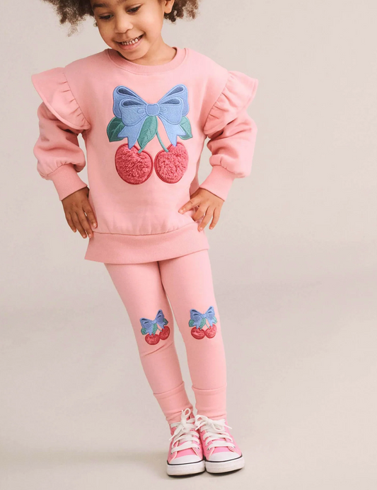 Cherry Bow Sweatshirt + Cherry Bow Legging