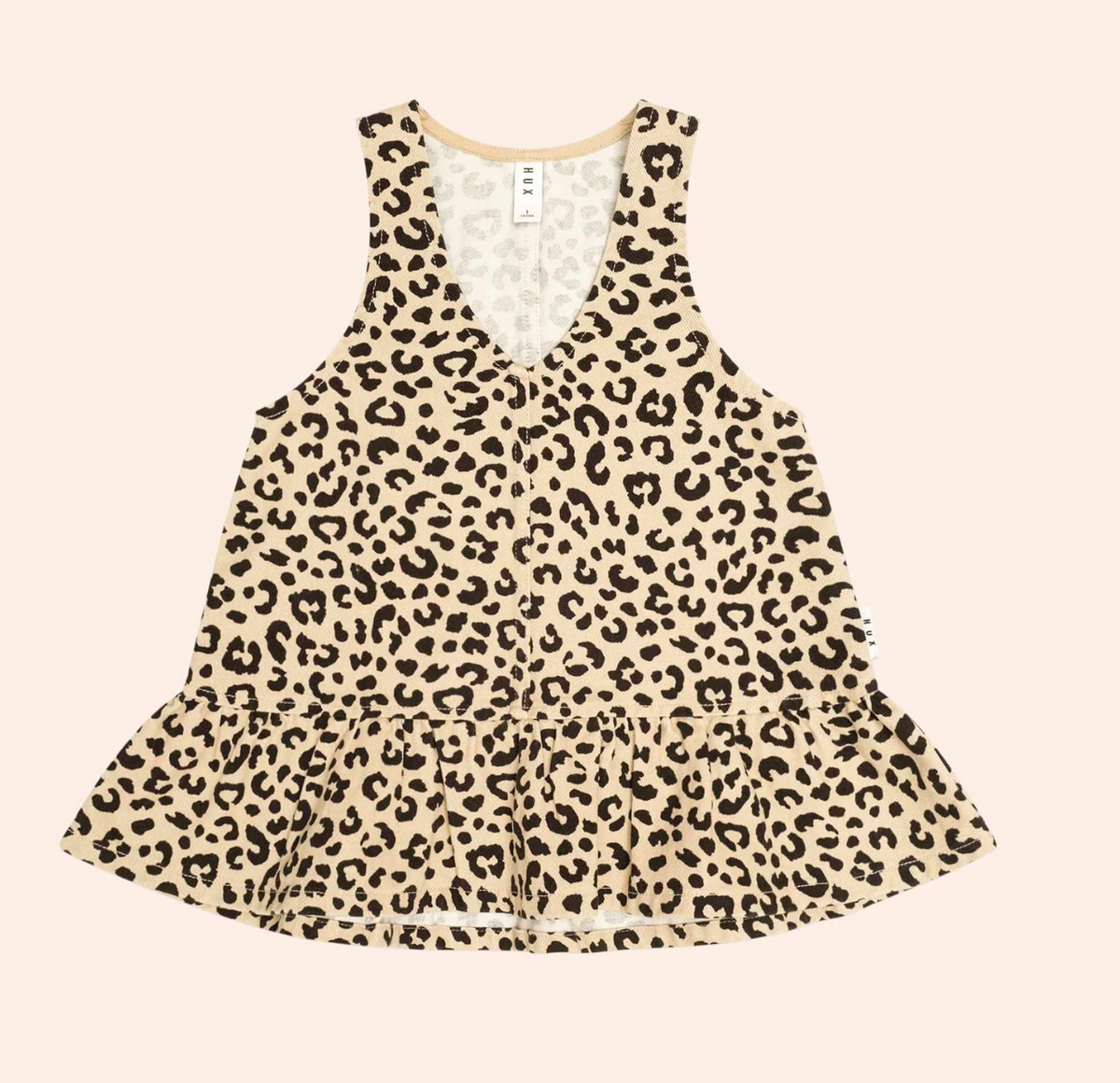 Leopard Frill Dress