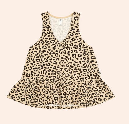 Leopard Frill Dress