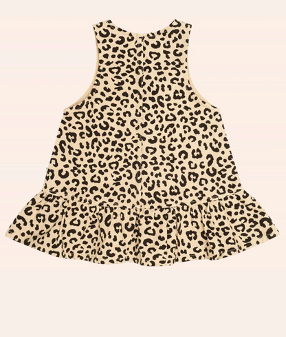 Leopard Frill Dress