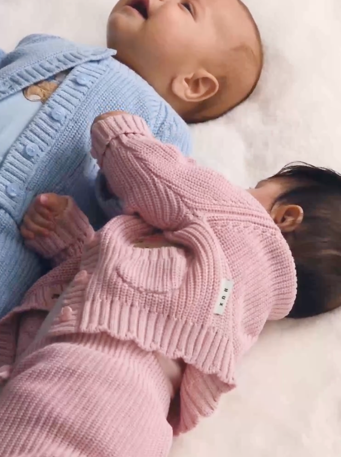 Baby Pink Fisherman Cardi