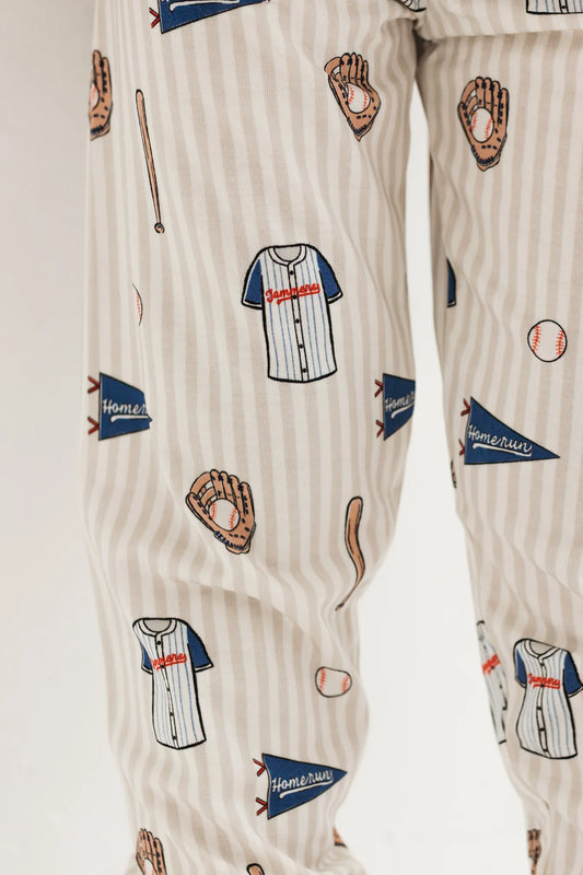 Blue Baseball Two Piece Set