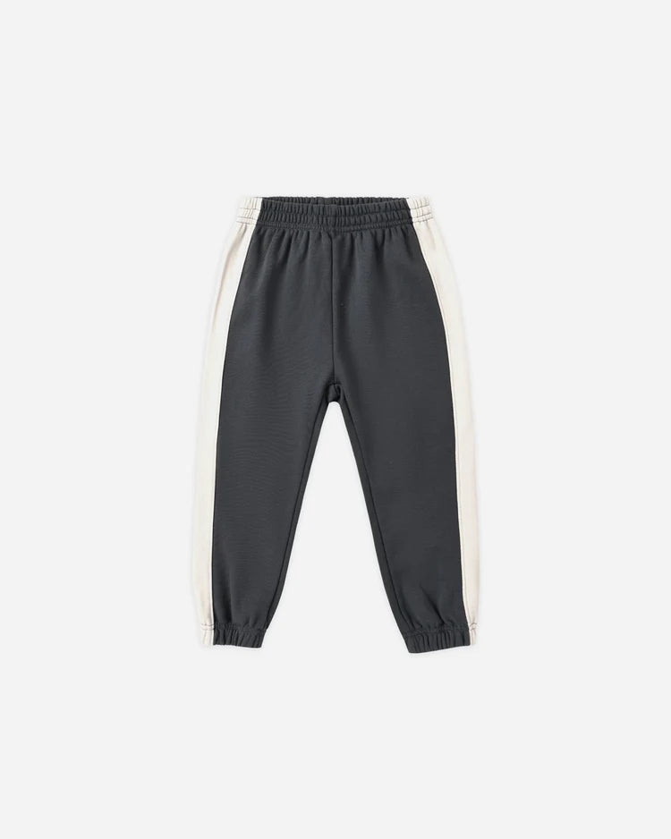 Hockey Sweatshirt + Paneled Sweatpants | Midnight