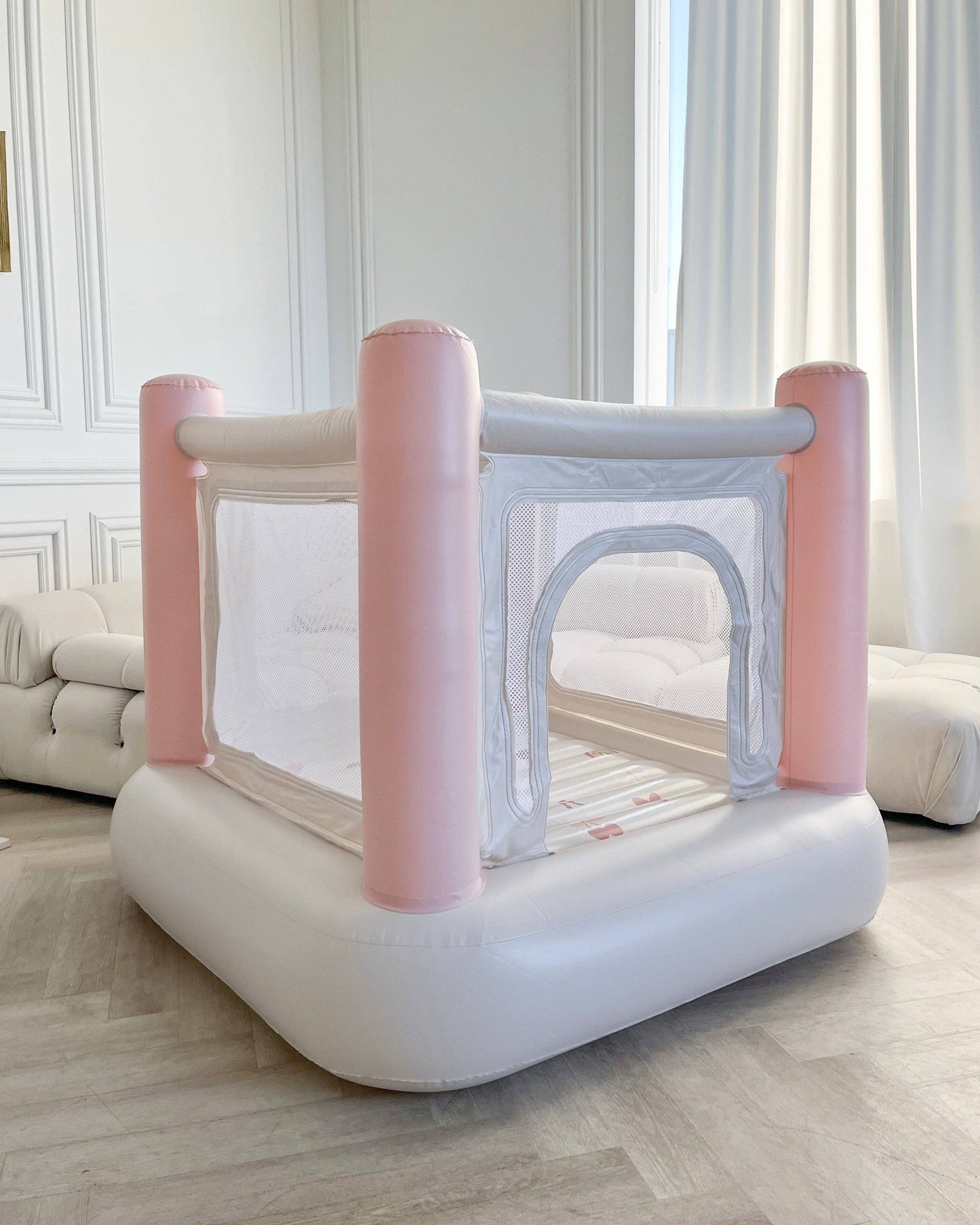 Magic Bounce House – Mini Cordless Indoor Bouncer (Bows & Bloom)