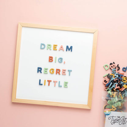 1" 200pc Rainbow Dream Magnetic Letters