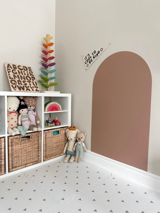 Magic Playwall - Kids Arch Magnetic Chalkboard Wall Decal | Caramel