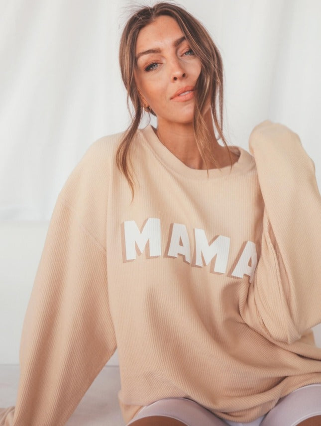 Mama Natural Corded Sweatshirt