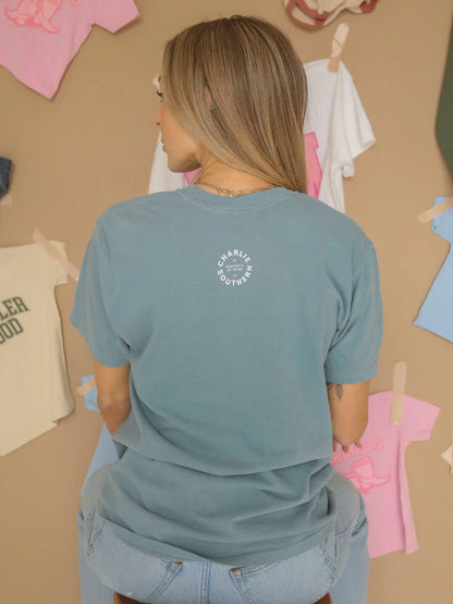 MOM BLUE TEE