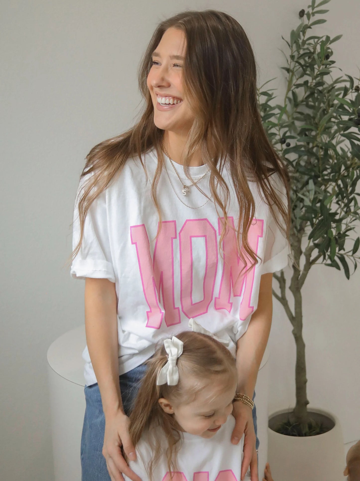 MOM PINK TEE