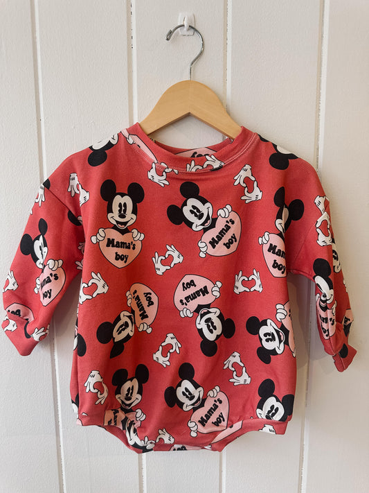 MAMA'S BOY MICKEY BUBBLE ROMPER